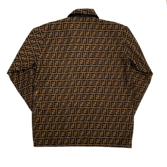 Vintage Fendi Zucca Reversible Coach Jacket | 90s - Etsy