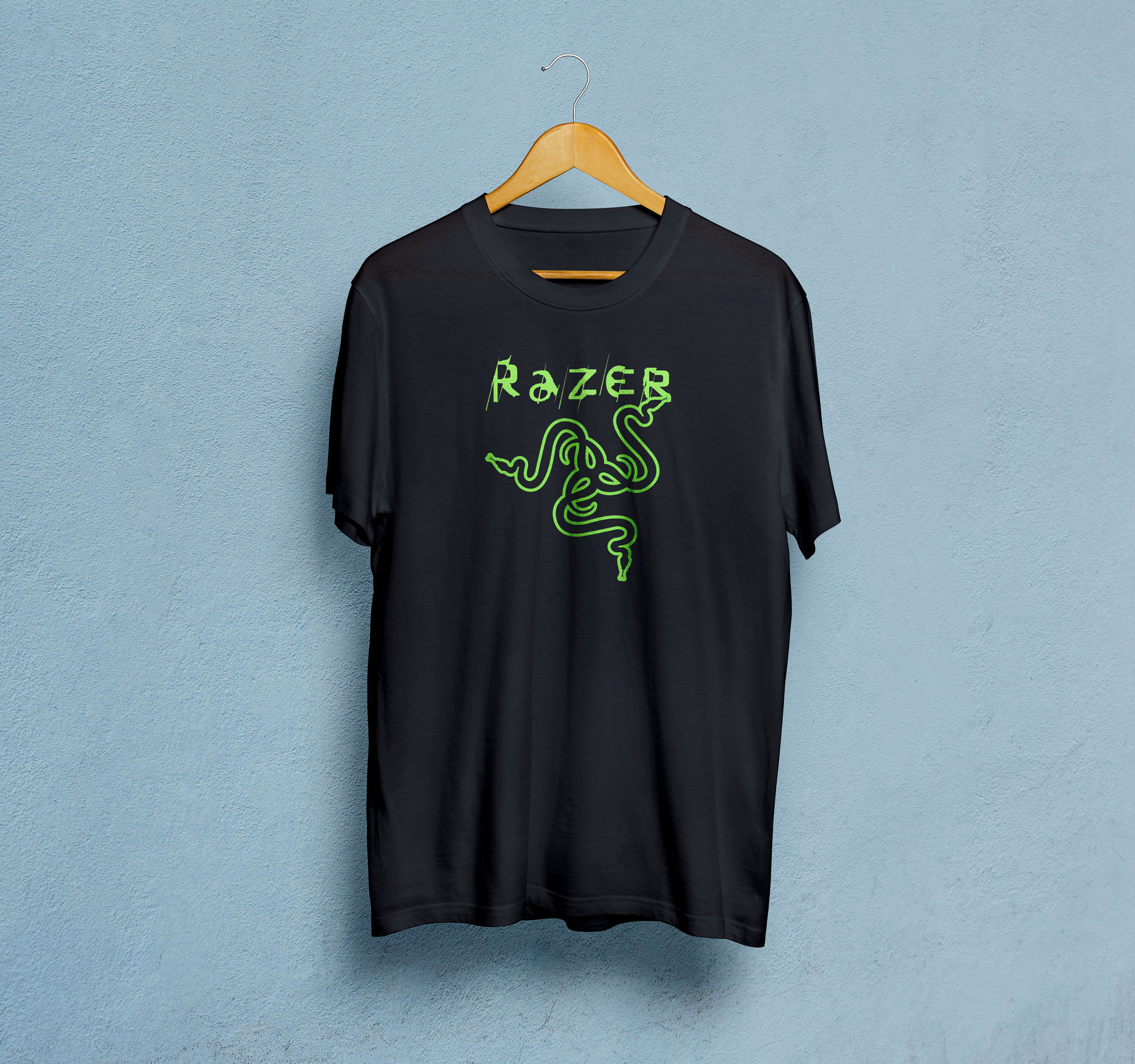 Best Shirt 3razer33 Snake Logo Razer Tshirt Size Usa S to 2XL