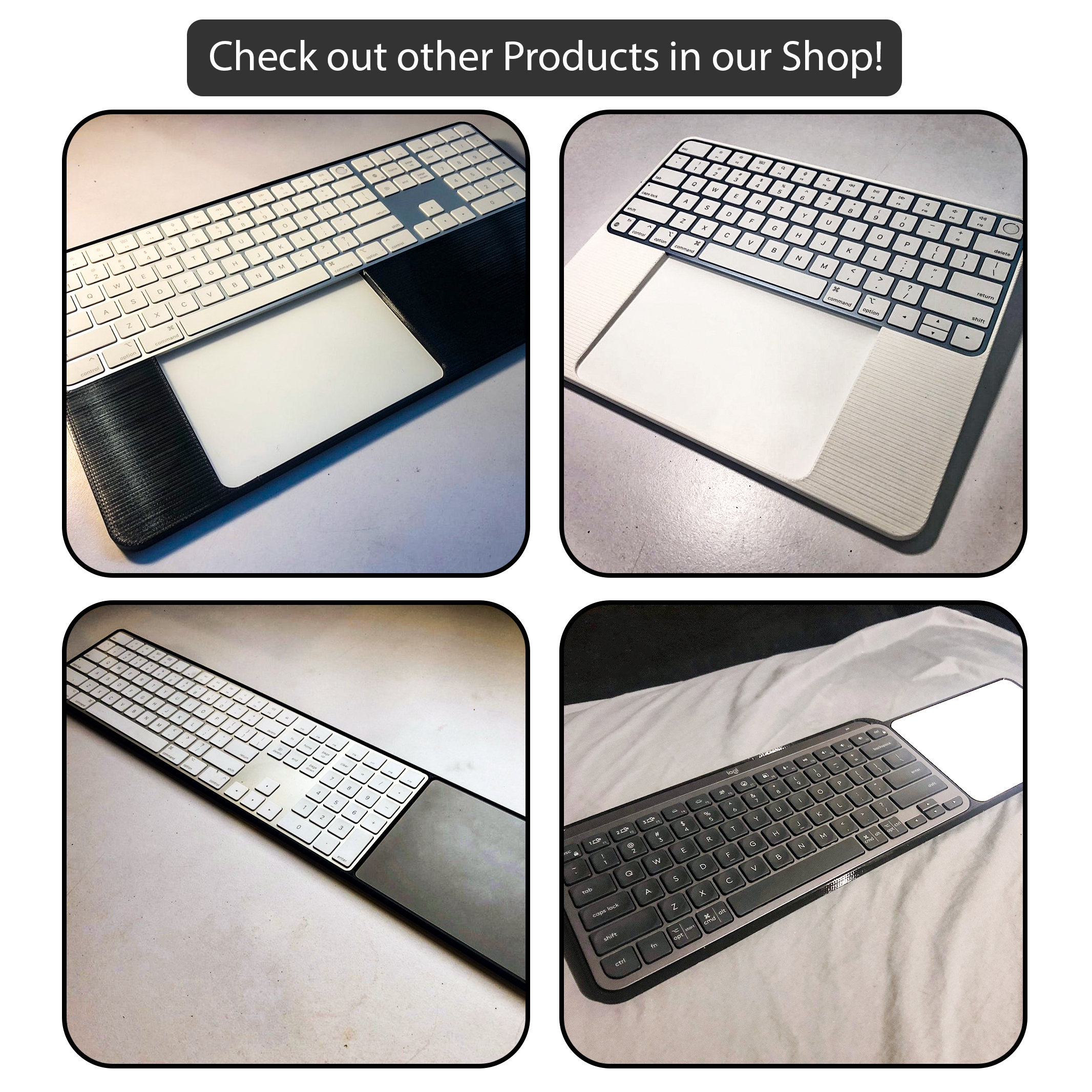 Magic Board for Logitech MX Keys and Apple Magic Trackpad - Etsy