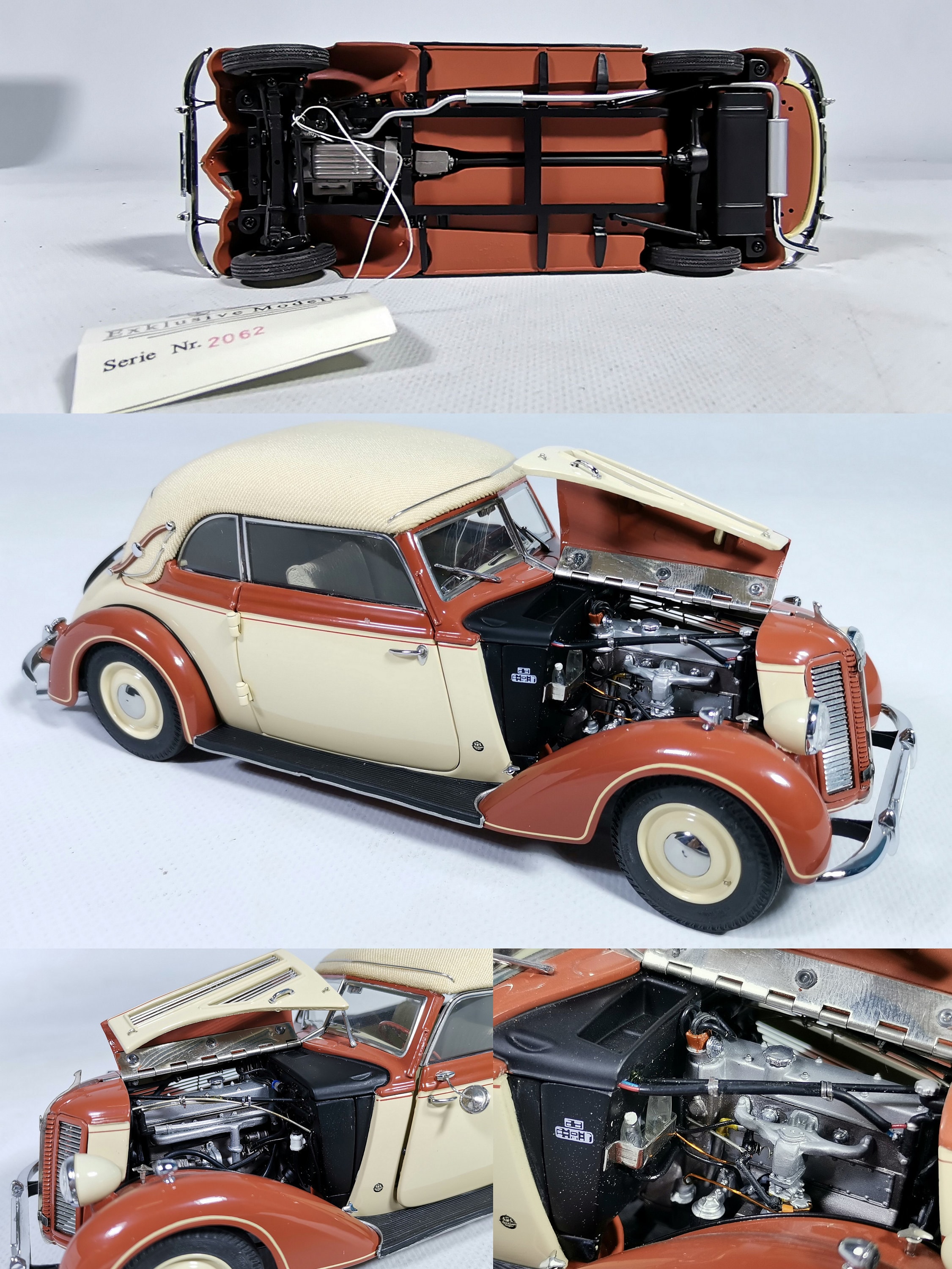 ダイキャストモデルカー 1:24 スケール CMC 1938 - 1940 アウディ 920