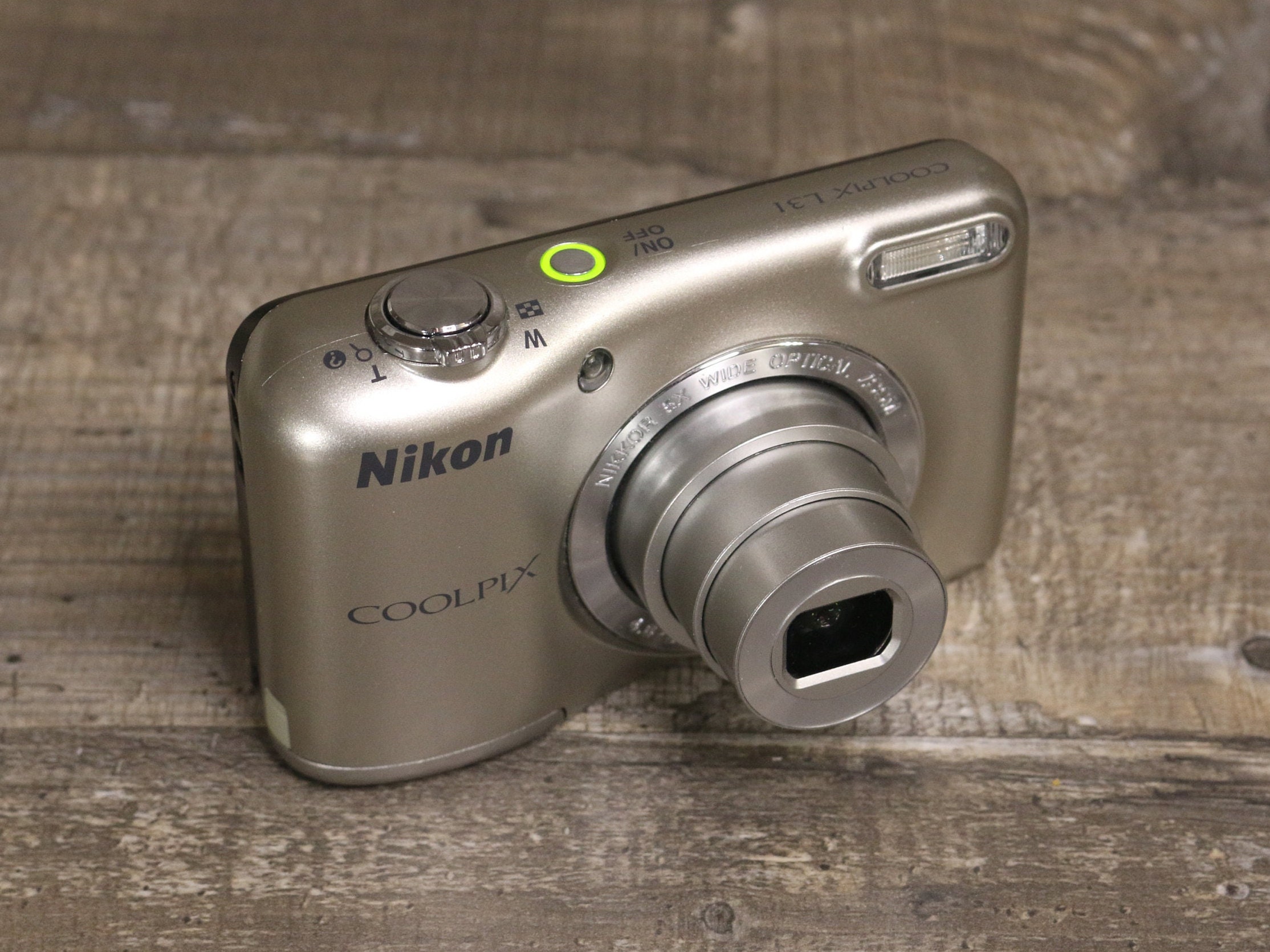 Boxed Nikon Coolpix L31 Digital Camera With Strap, Manual and SD