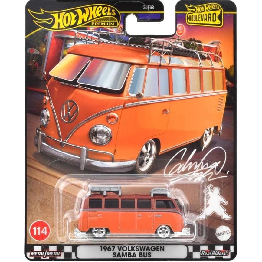 Hot Wheels 1967 Volkswagen Samba Bus – Premium Boulevard #114