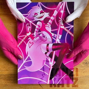 Angel dust hazbin hotel poster - Etsy 日本