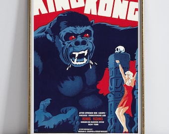 キングコング 1976 イタリア版 ドゥエ・フォッリ ポスター - Etsy 日本