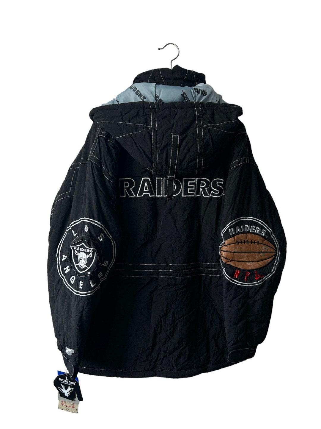 Vintage Los Angeles Raiders Triple Fat Goose Heavyweight Jacket