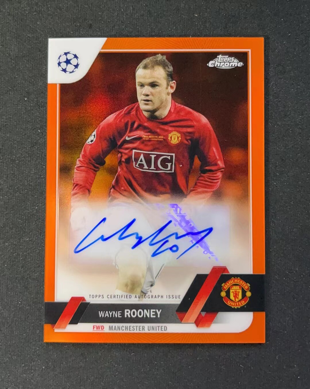 Wayne Rooney 2022 Topps Chrome UEFA Club Competitions #CA-WR