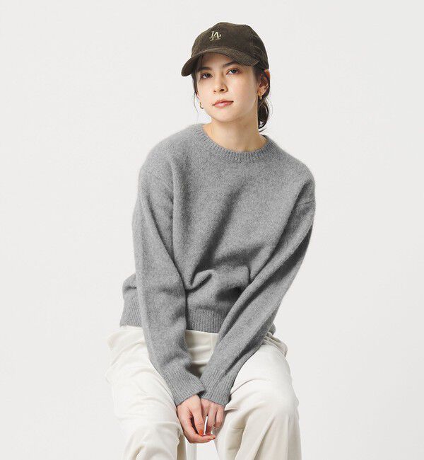 ウールブレンド シルクネップ ニットプルオーバー（BEAUTY&YOUTH