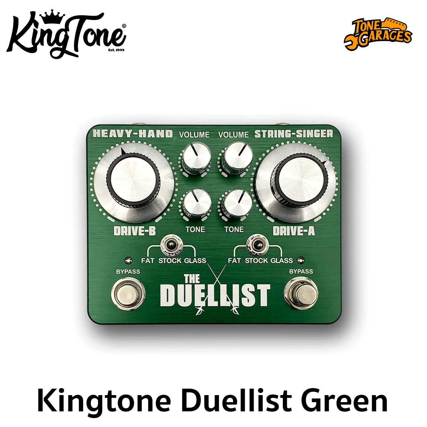 KingTone Duellist Dual Overdrive Green Limited Edition – Tone Garages