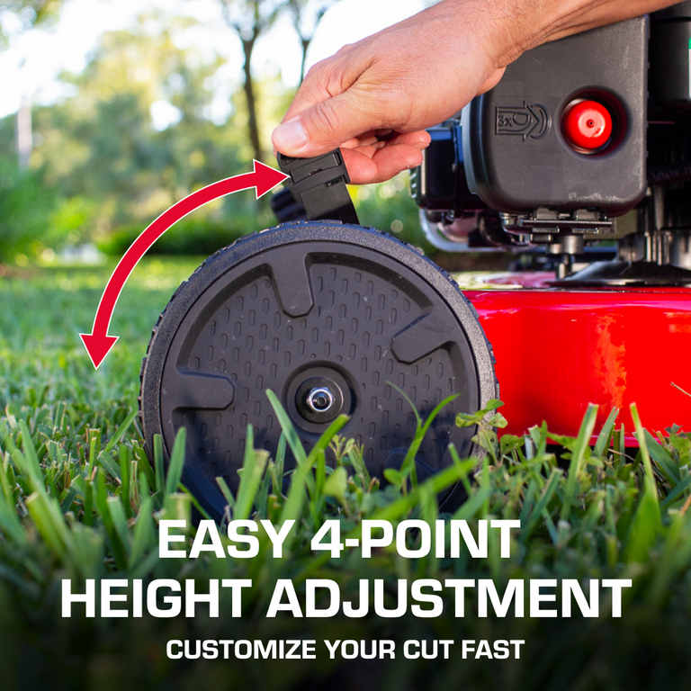 Free Shipping! Hyper Tough 20-inch Gas Push Lawn Mower with 125cc