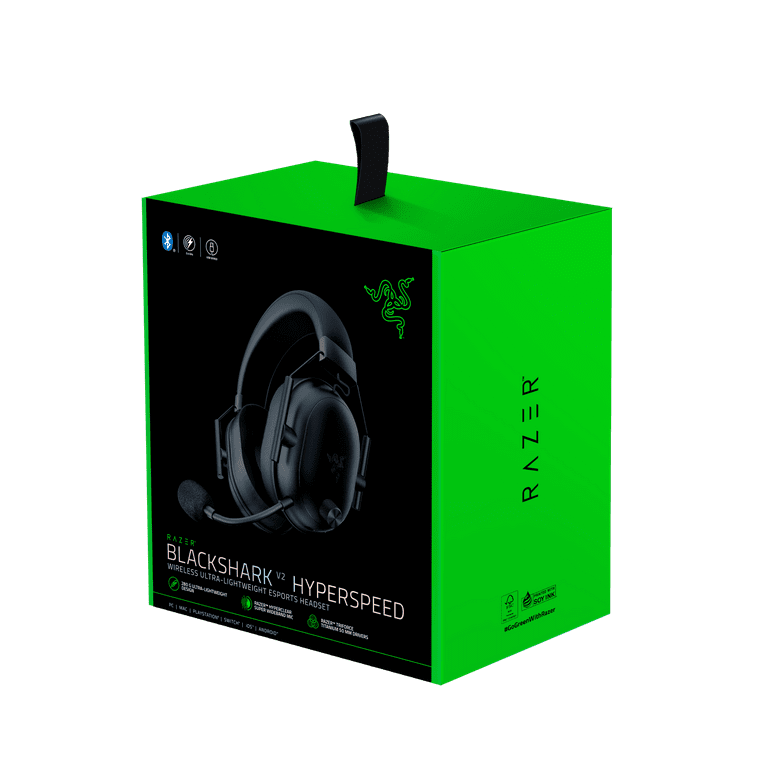 Razer Blackshark V2 Hyperspeed Wireless Esports Headset, 280g