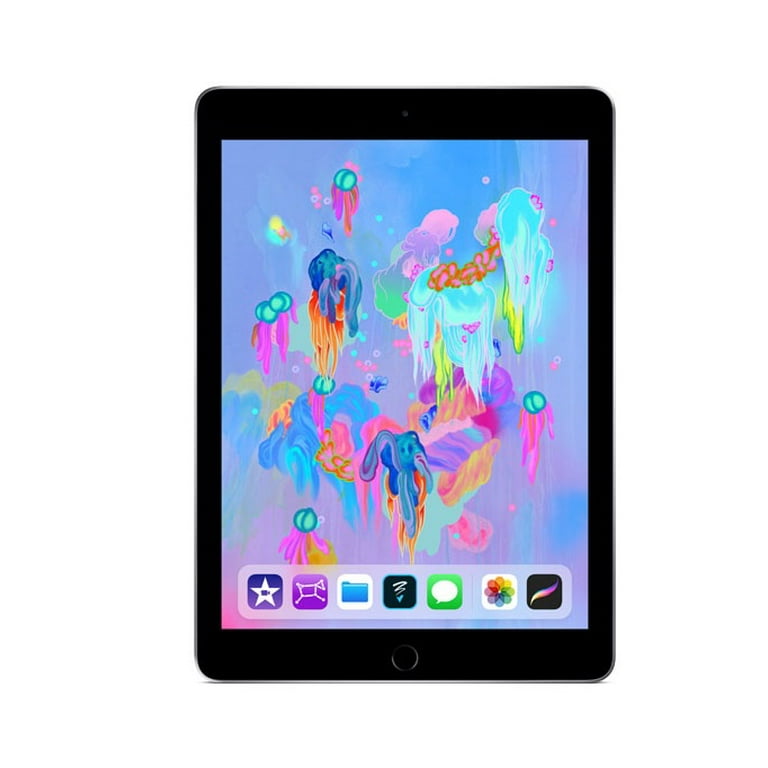 Restored Apple iPad 6th Gen 32GB Wi-Fi Space Gray (Refurbished