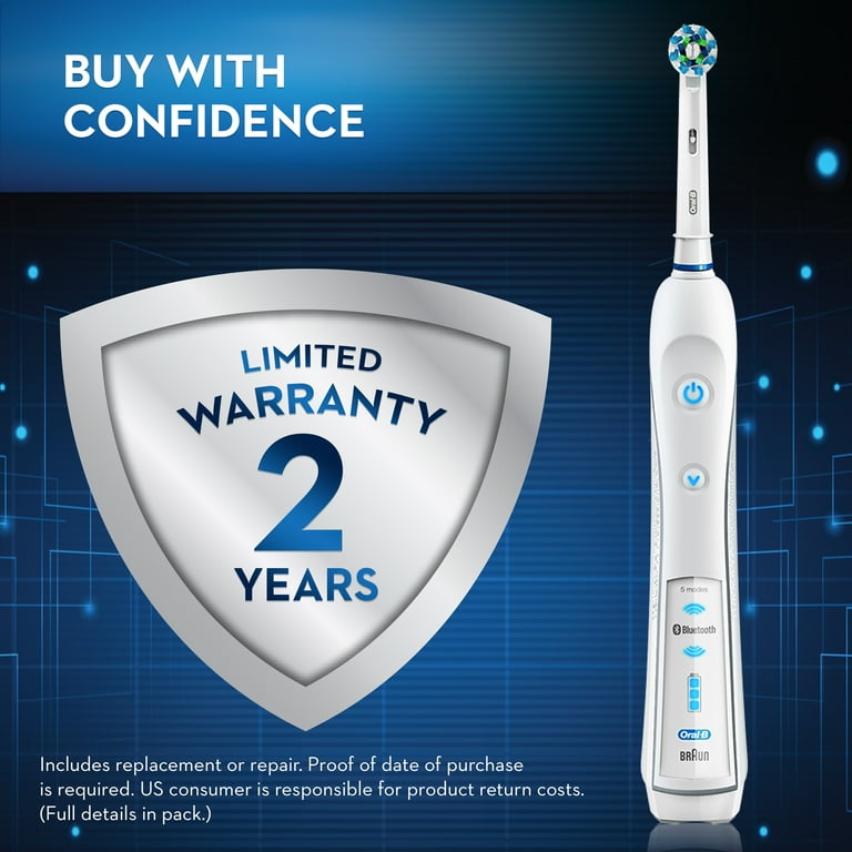 Oral-B 7000 SmartSeries Rechargeable Power Toothbrush with 3