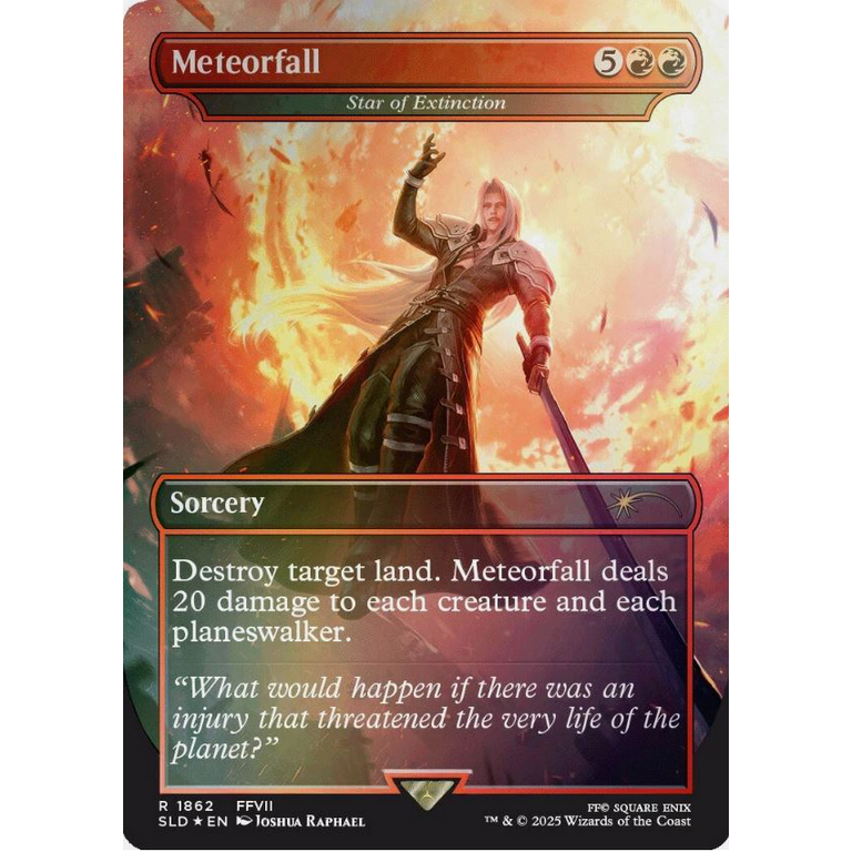 Magic the Gathering Secret Lair x FINAL FANTASY Game Over Foil Set