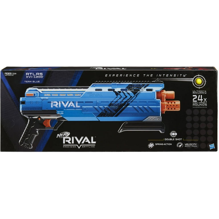 Nerf Rival Atlas XVI-1200 Blaster (Blue) - Intense Competition Gun