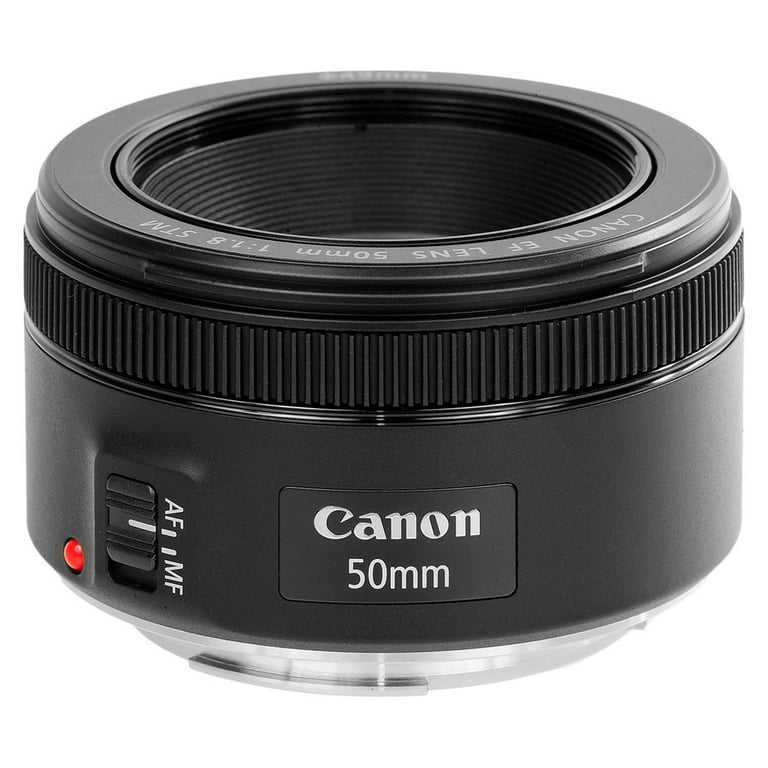 Canon EF 50mm f/1.8 STM Lens - Camera-ready, Versatile, Fast, and