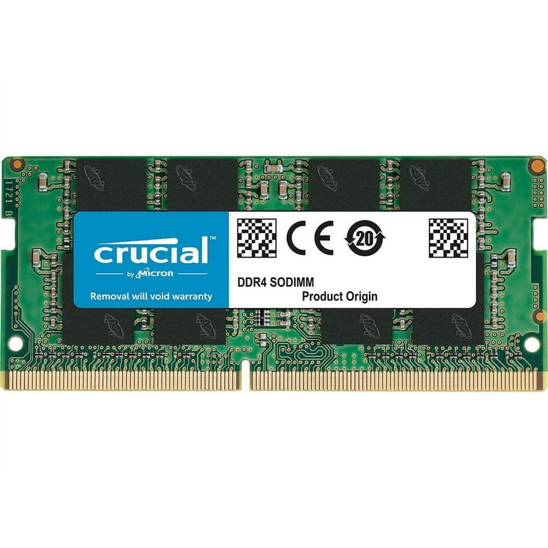 Crucial DDR4 8GB SO-DIMM, 260-pin, 3200 MT/s, PC4-25600, CL22, 1.2