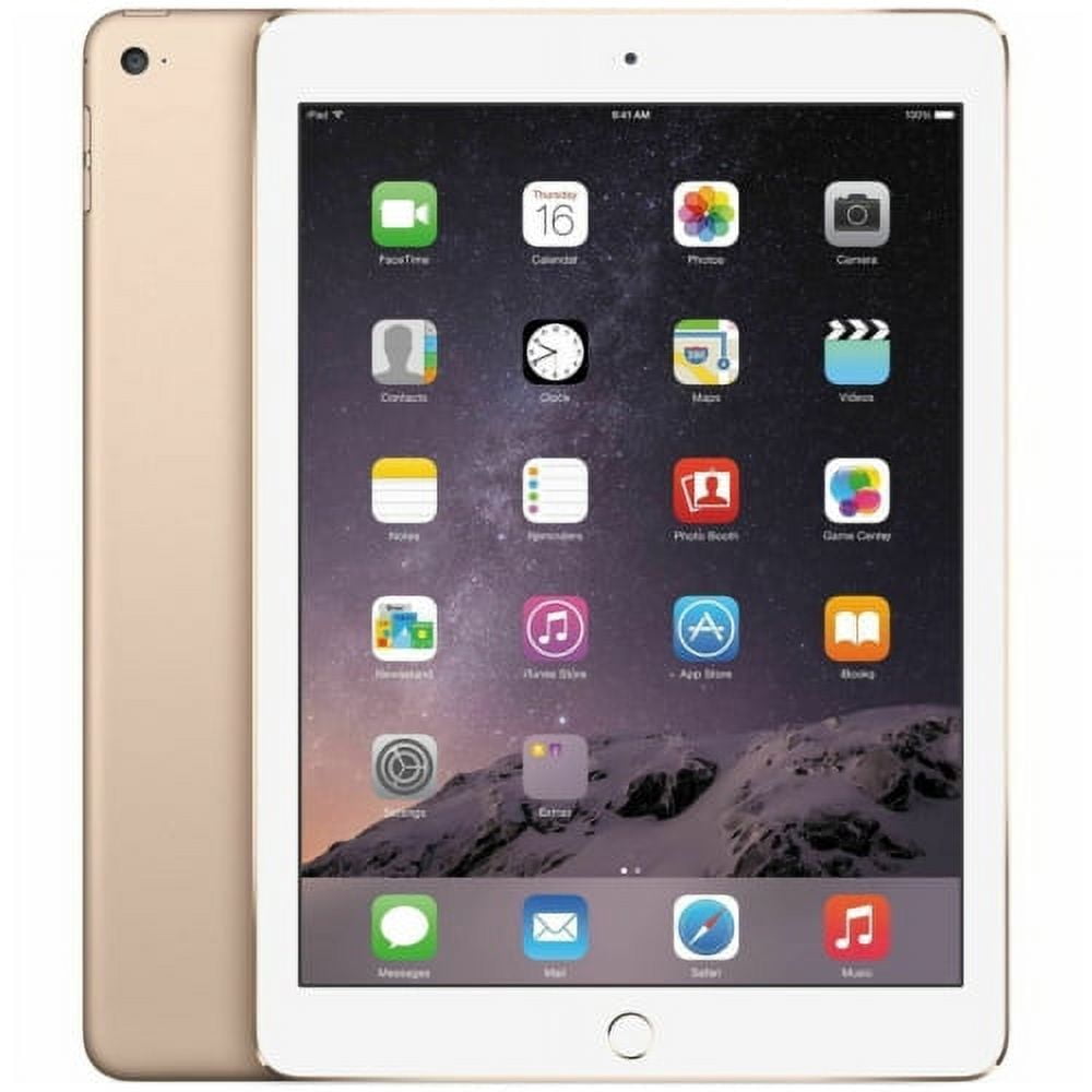 Pre-Owned Apple iPad Air 2 128Gb Cellular Gold-USED - Walmart.com