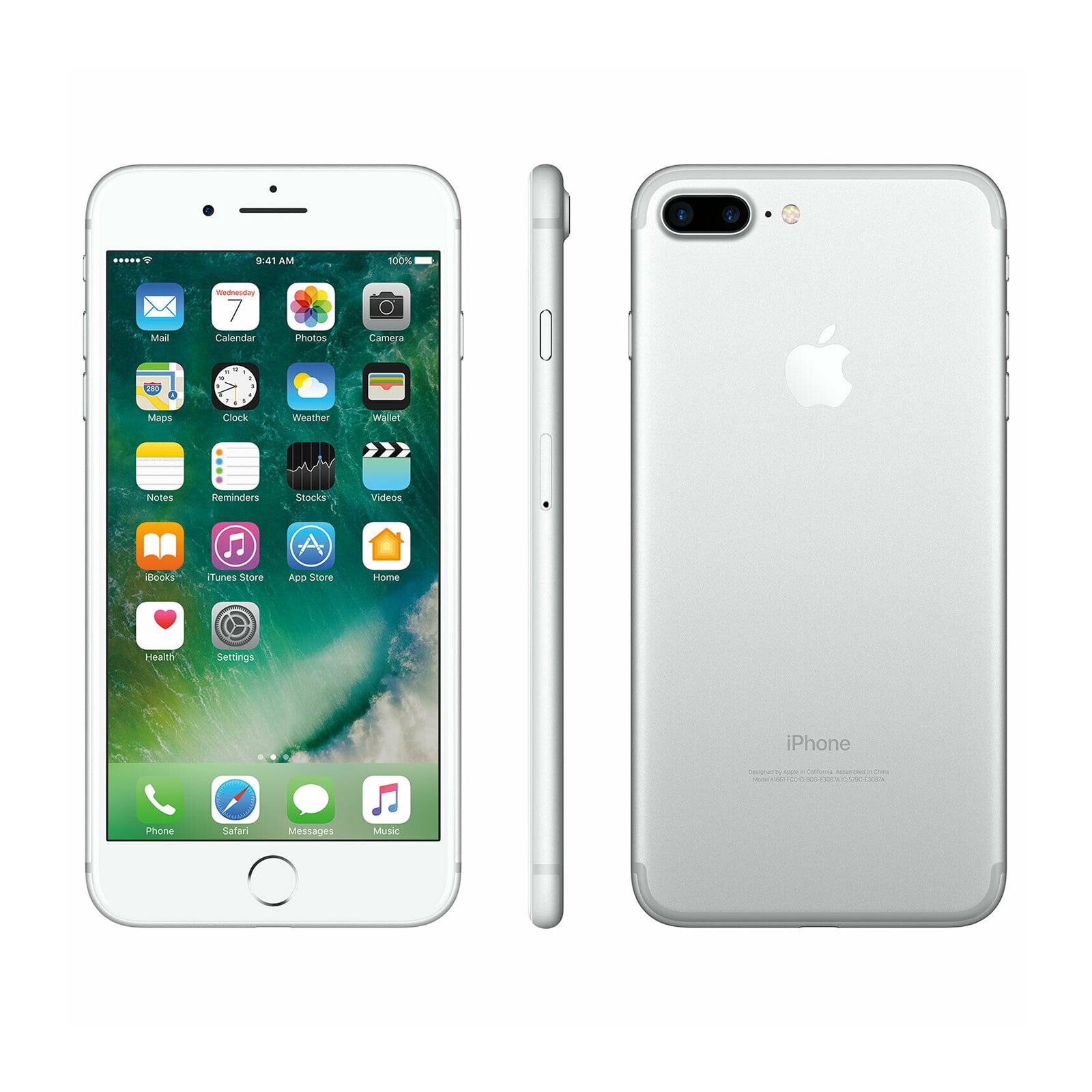 Pre-Owned Apple iPhone 7 Plus - Carrier Unlocked - 128GB Silver