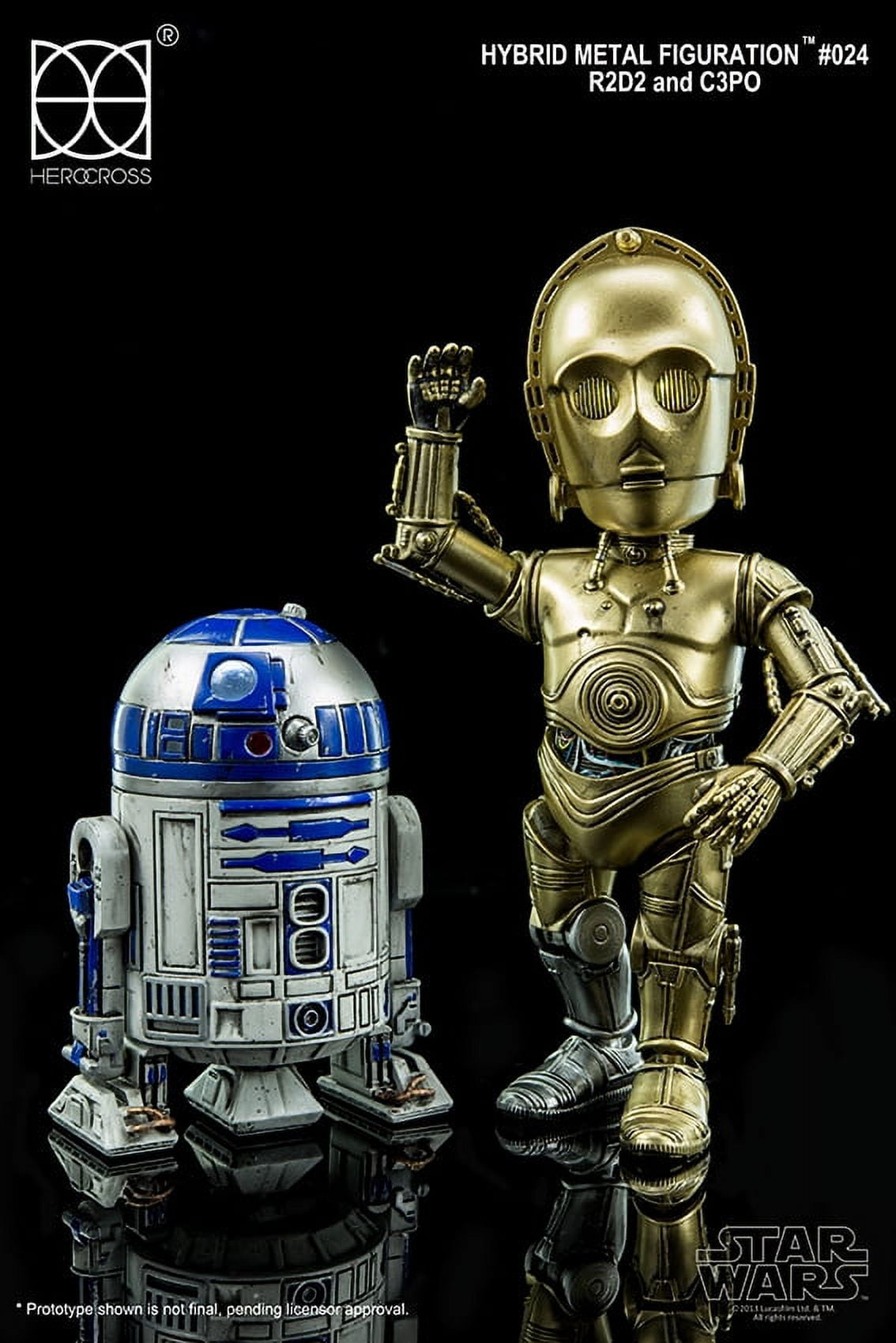 HEROCROSS Hybrid Metal Figuration 024 Star Wars R2-D2 & C-3PO