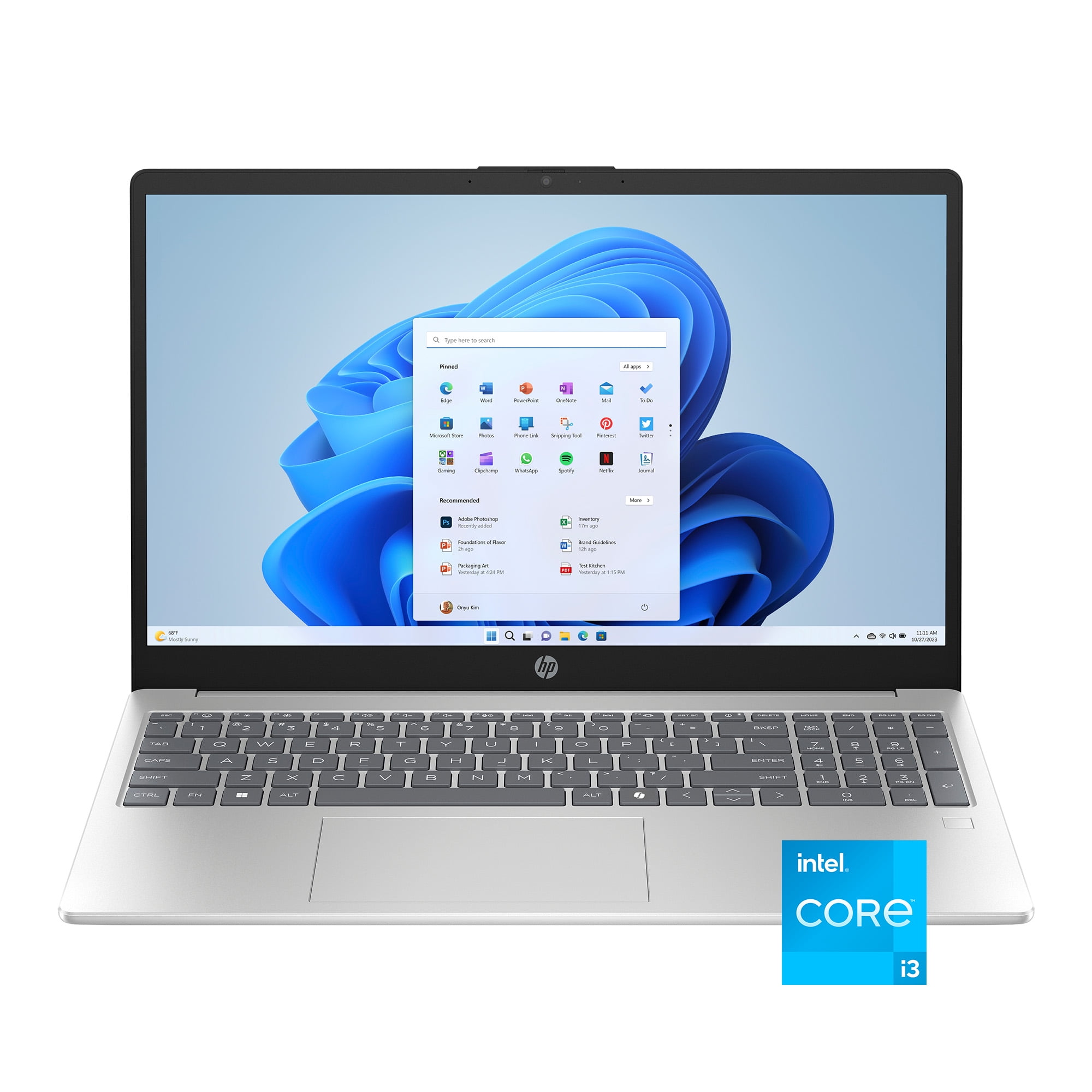HP 15.6 inch Windows 11 Laptop intel Core i3-N305 8GB RAM 256GB