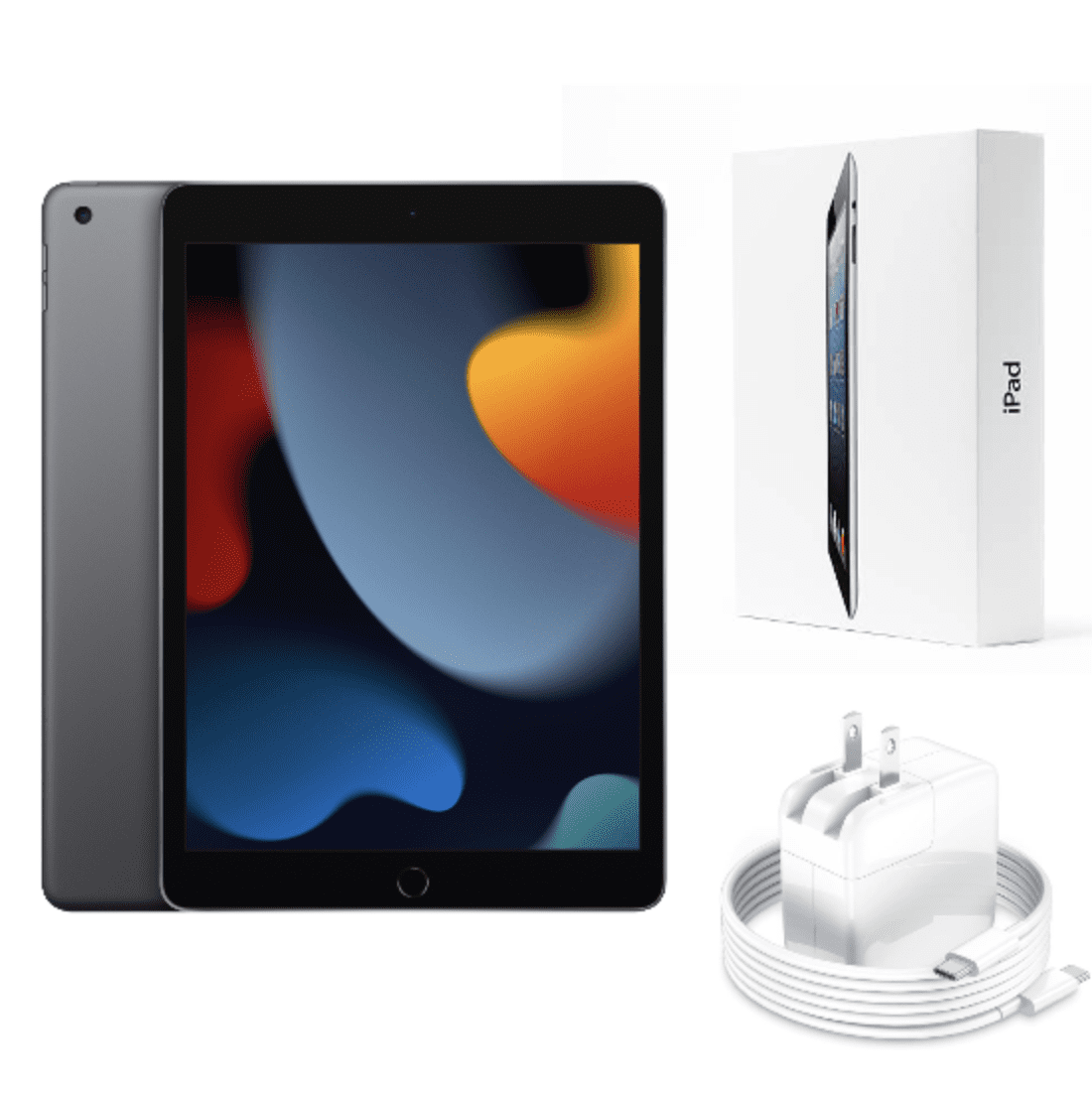 Open Box Apple iPad 9th Gen A2602 (WiFi) 64GB Space Gray (Grade A