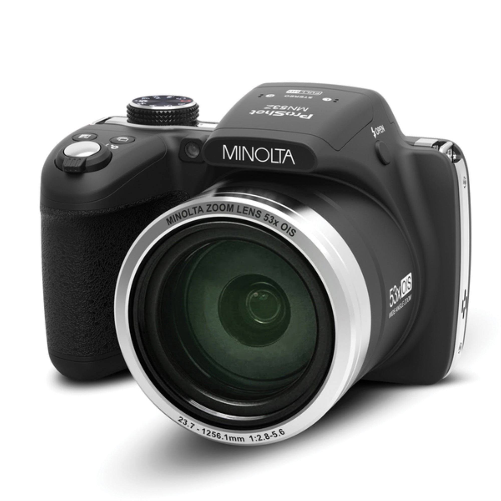 Minolta MN53Z-BK 16.0-MP 53x Optical Zoom Camera, High-Resolution