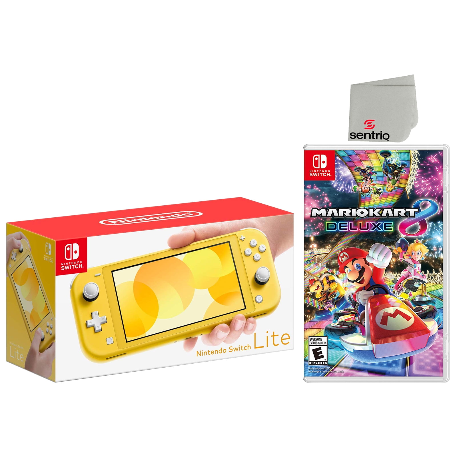 Nintendo Switch Lite Turquoise 32GB, Mario Kart 8 Deluxe Bundle