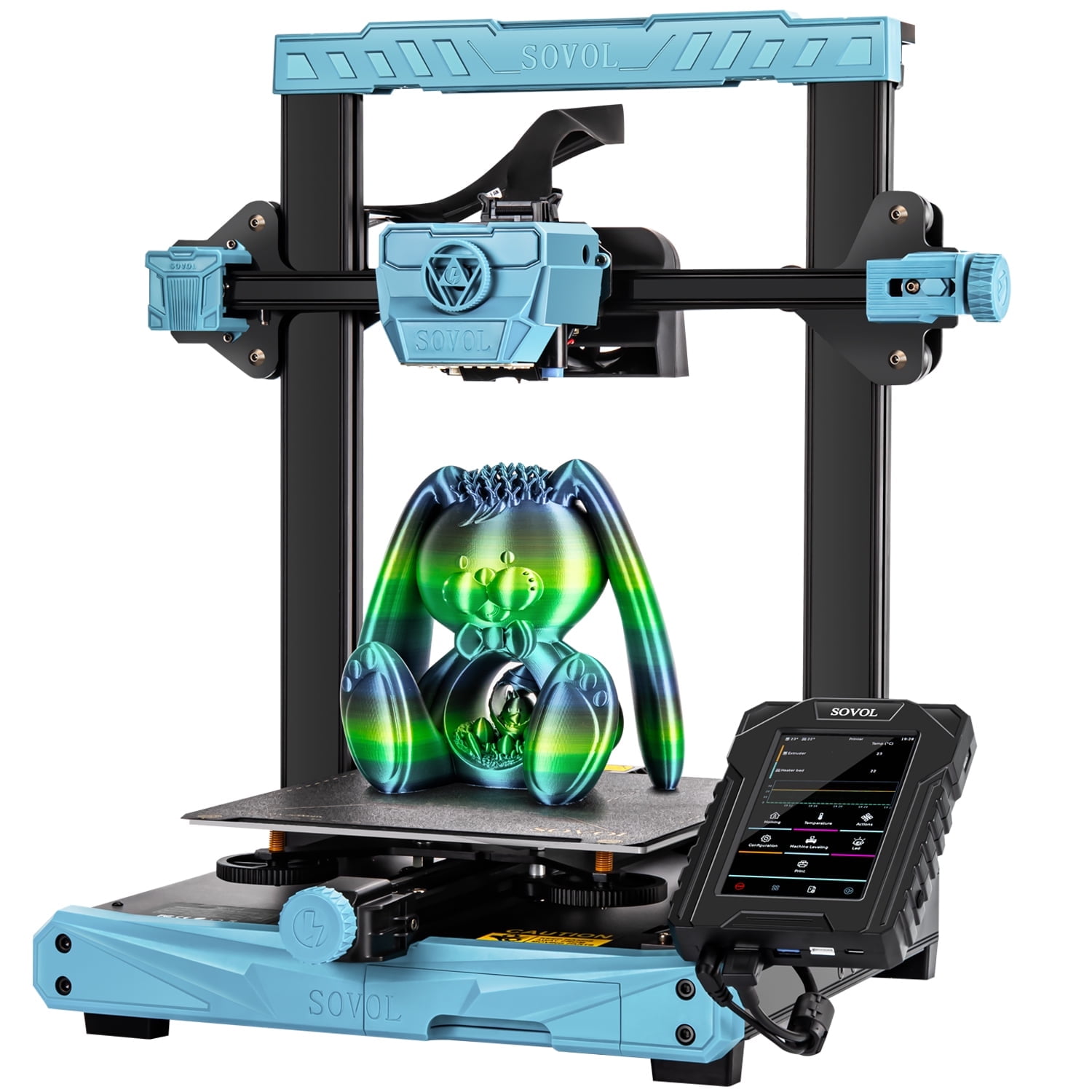 SOVOL 3D SV07 Plus 3D Printer with Klipper Firmware, 500mm/s Speed