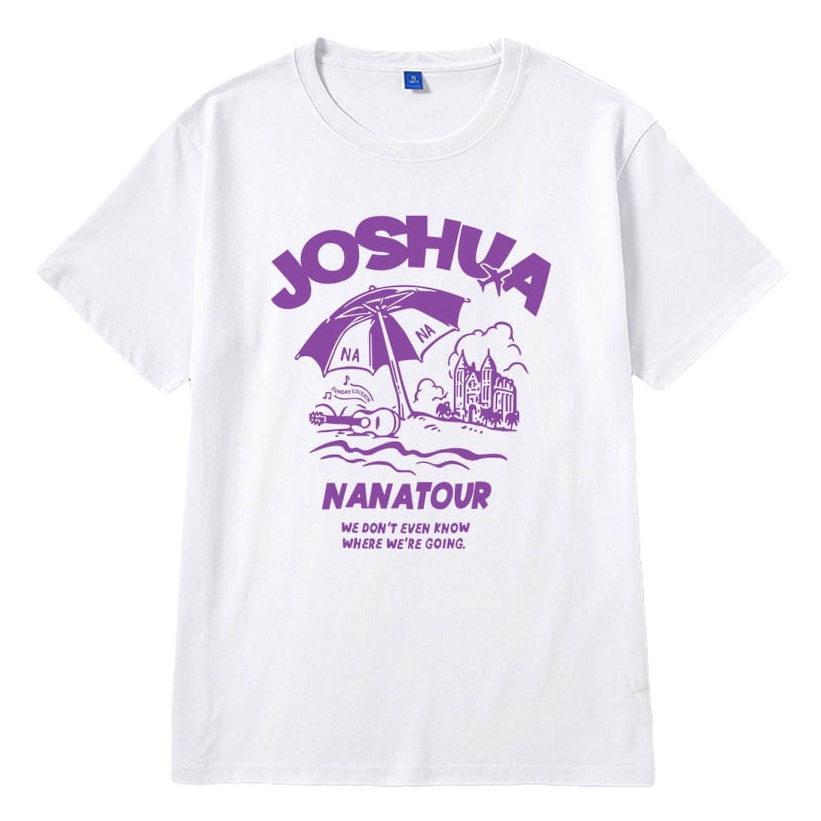 Seventeen T-shirt Short Sleeve Nanatour Merch K pop Music Harajuku