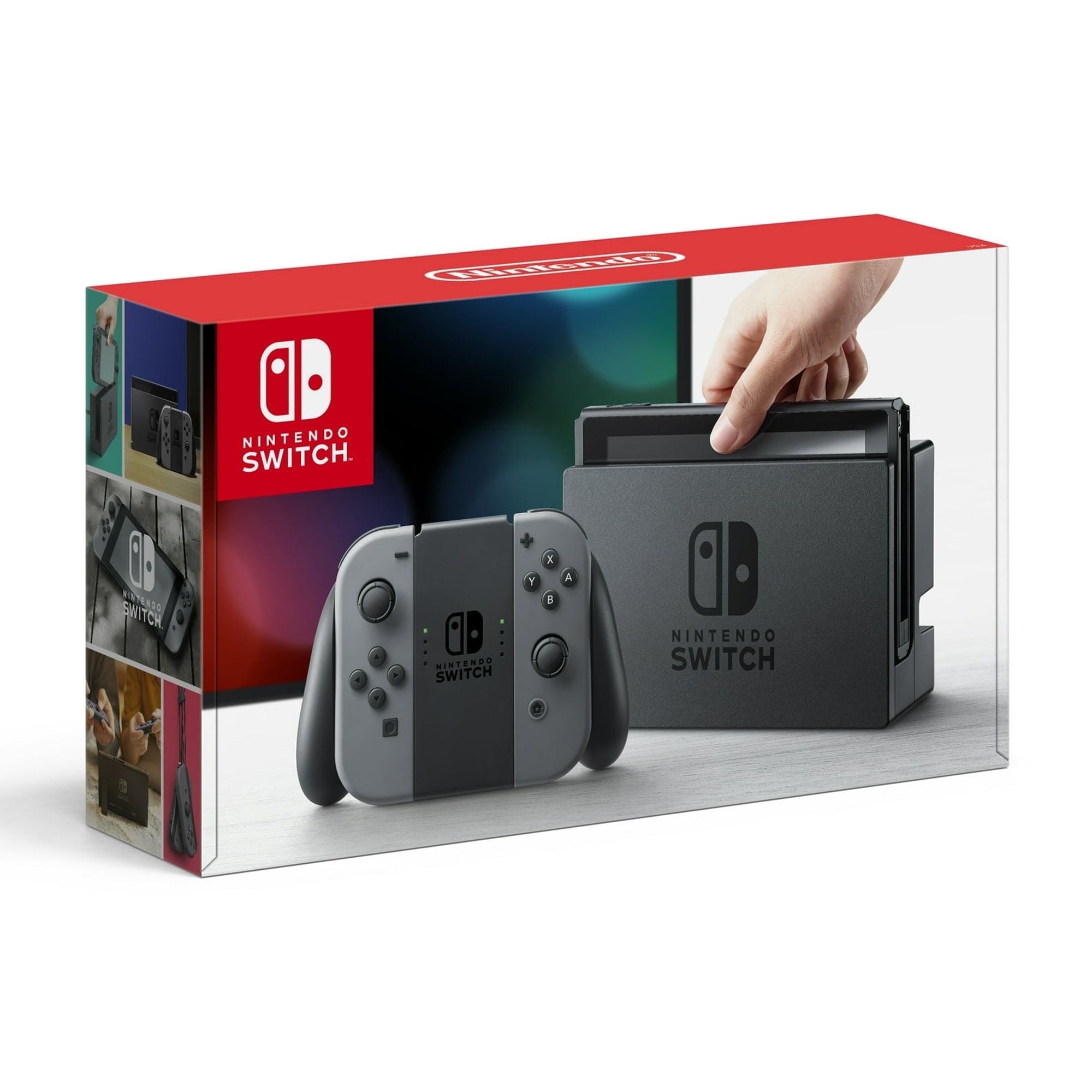 Restored Nintendo Switch 32GB Console with Gray Joy‑Con - HAC-001