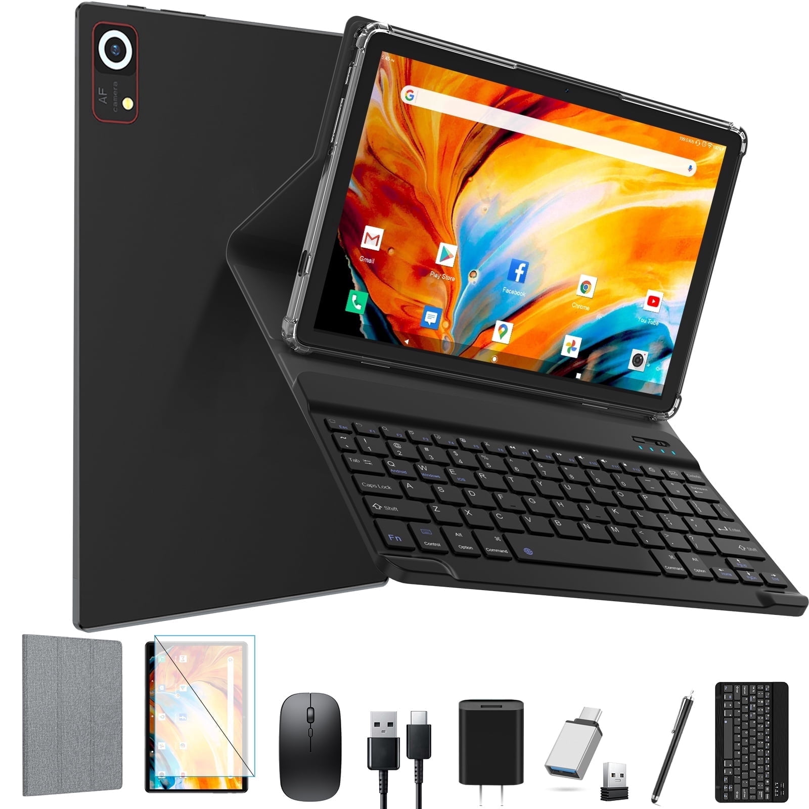 Tablet 10 Inch Android 14 Tablets,WiFi 6 Tableta PC,64GB ROM+8GB