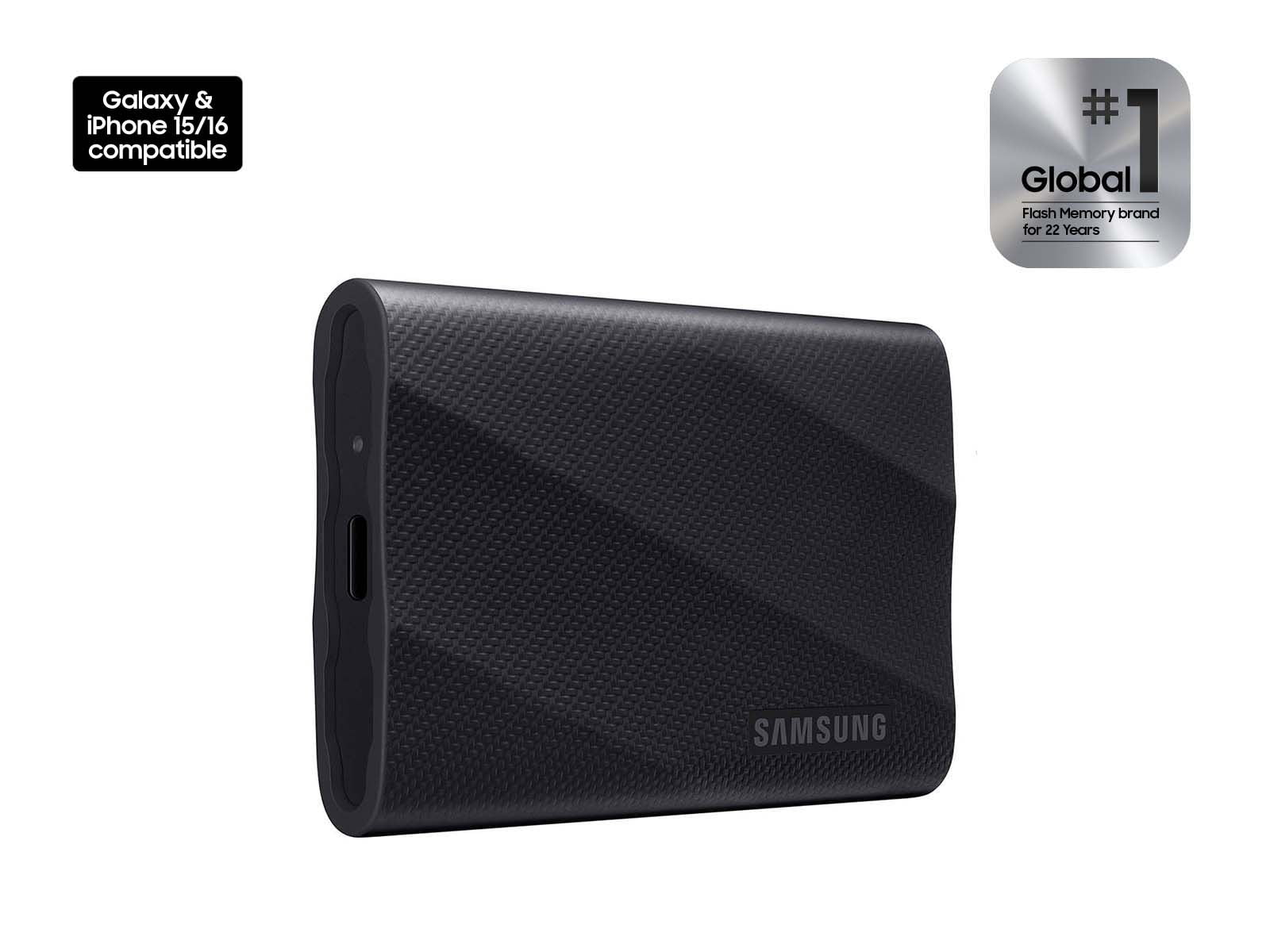 Samsung 1TB T9 Portable SSD, USB 3.2 Gen 2x2, 2000MB/s Speed