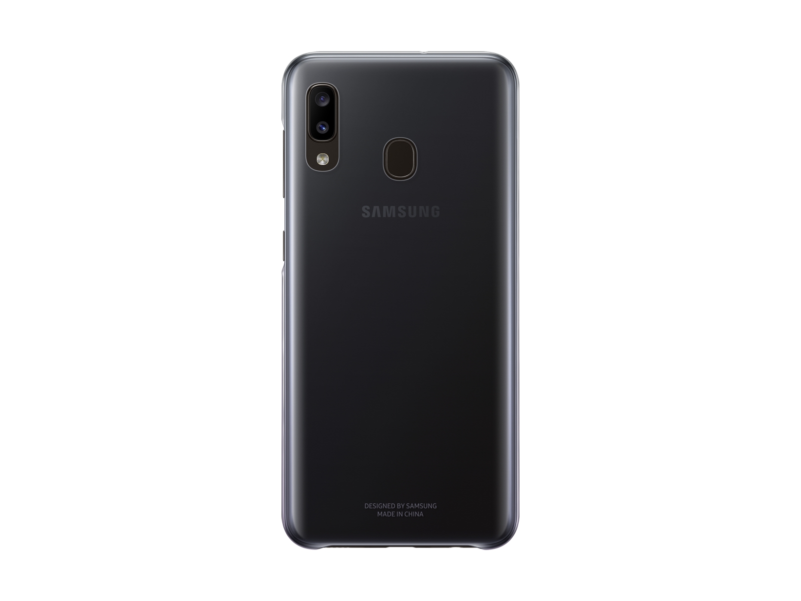 Gradation Cover for Galaxy A20, Black Mobile Accessories - EF
