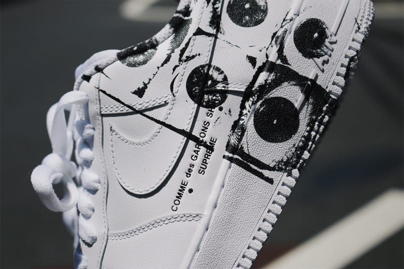 Supreme x COMME des GARÇONS Air Force 1 Low Drop | Hypebeast