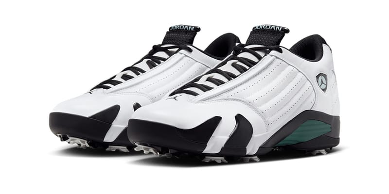 Official Images of the Air Jordan 14 Golf Oxidized Green | Hypebeast