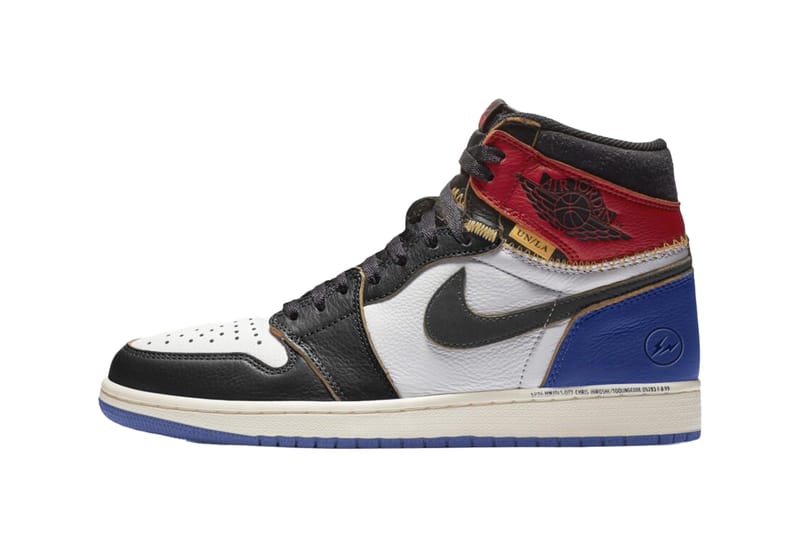 fragment design Union LA Air Jordan 1 High OG Red Royal | Hypebeast