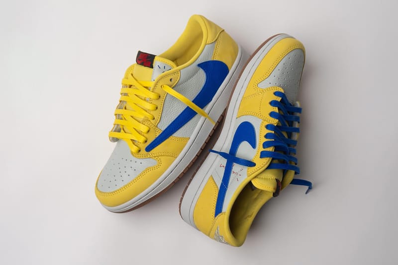 トラヴィス・スコット x Air Jordan 1 Low “Canary Yellow” の最新
