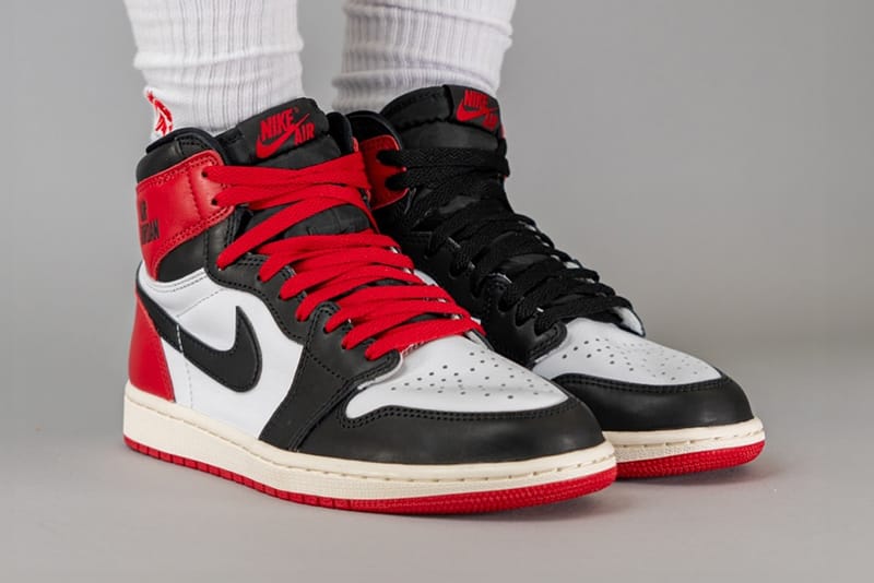 AJ1 ハイ OG ブラックトゥ リイマジンドの着用画像をチェック