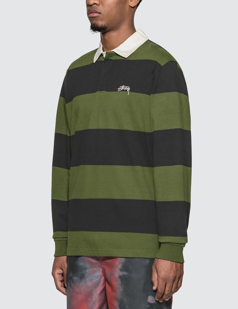 Stüssy - Classic Stripe Rugby Shirt | HBX