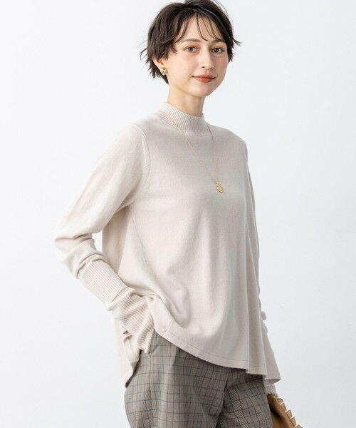セール】 【洗える】ピュアカシミヤ フレア ニット （ニット・セーター
