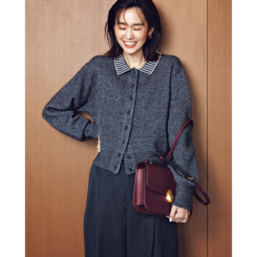 ママのきちんと感に【衿つきニット】が最適解！今年っぽさも叶う8選 | VERY