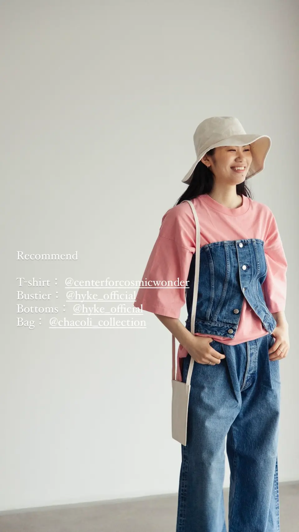 DENIM STRAPLESS TOP-デニムストラップレストップ-HYKE（ハイク）通販