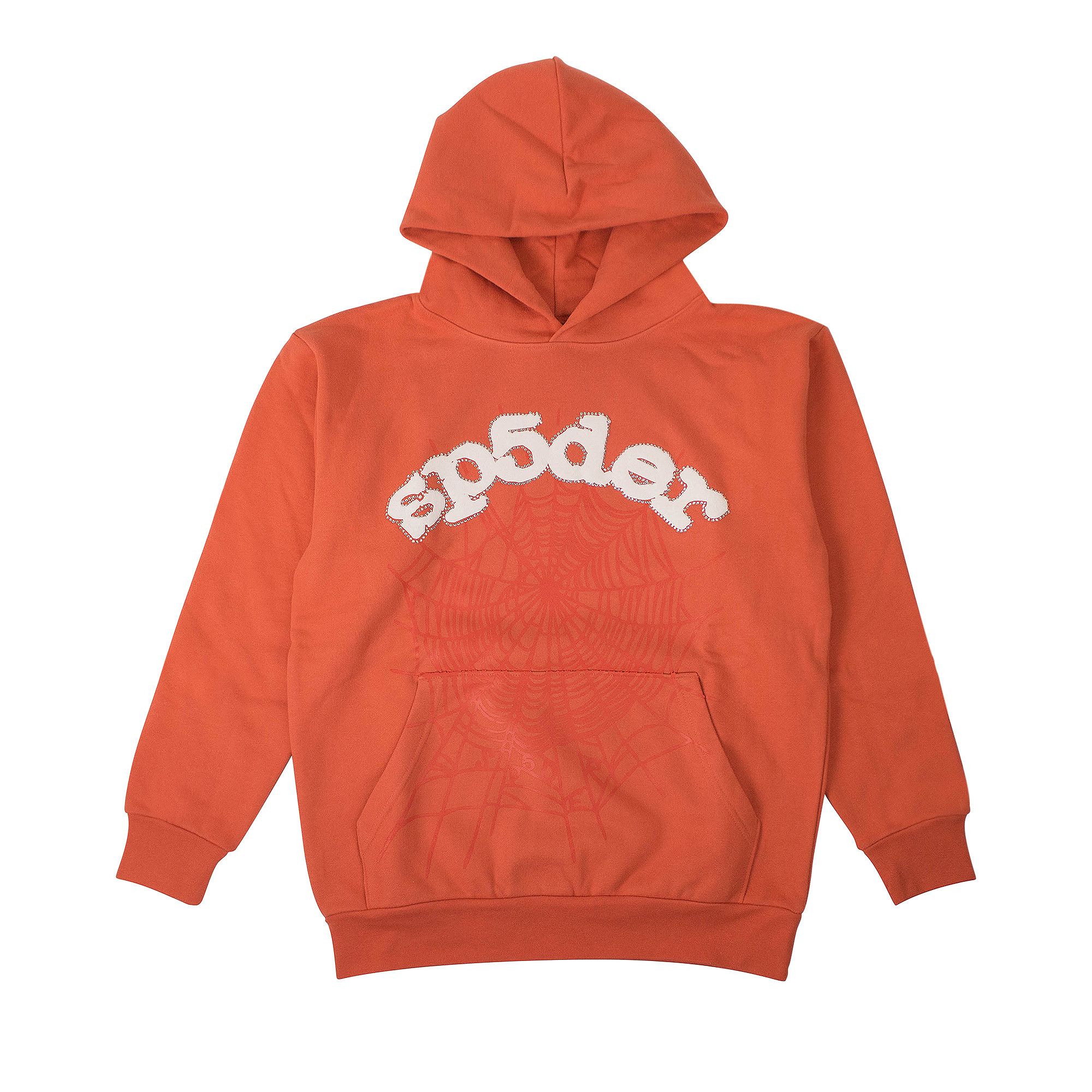 Buy Sp5der Logo Hoodie Sweatshirt 'Orange' - 2406 100000106LHS
