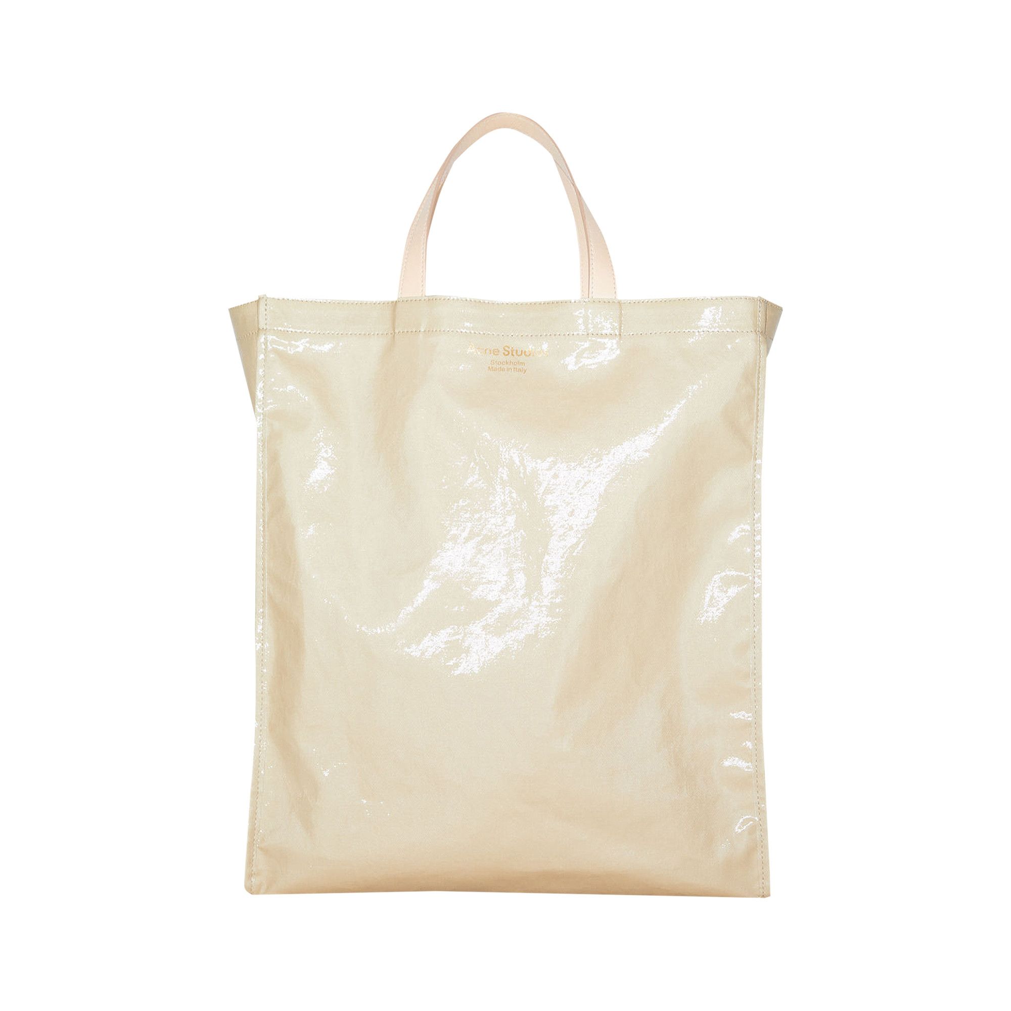 Buy Acne Studios Shiny Tote Bag 'Beige' - C10102 GOAT BEIG | GOAT