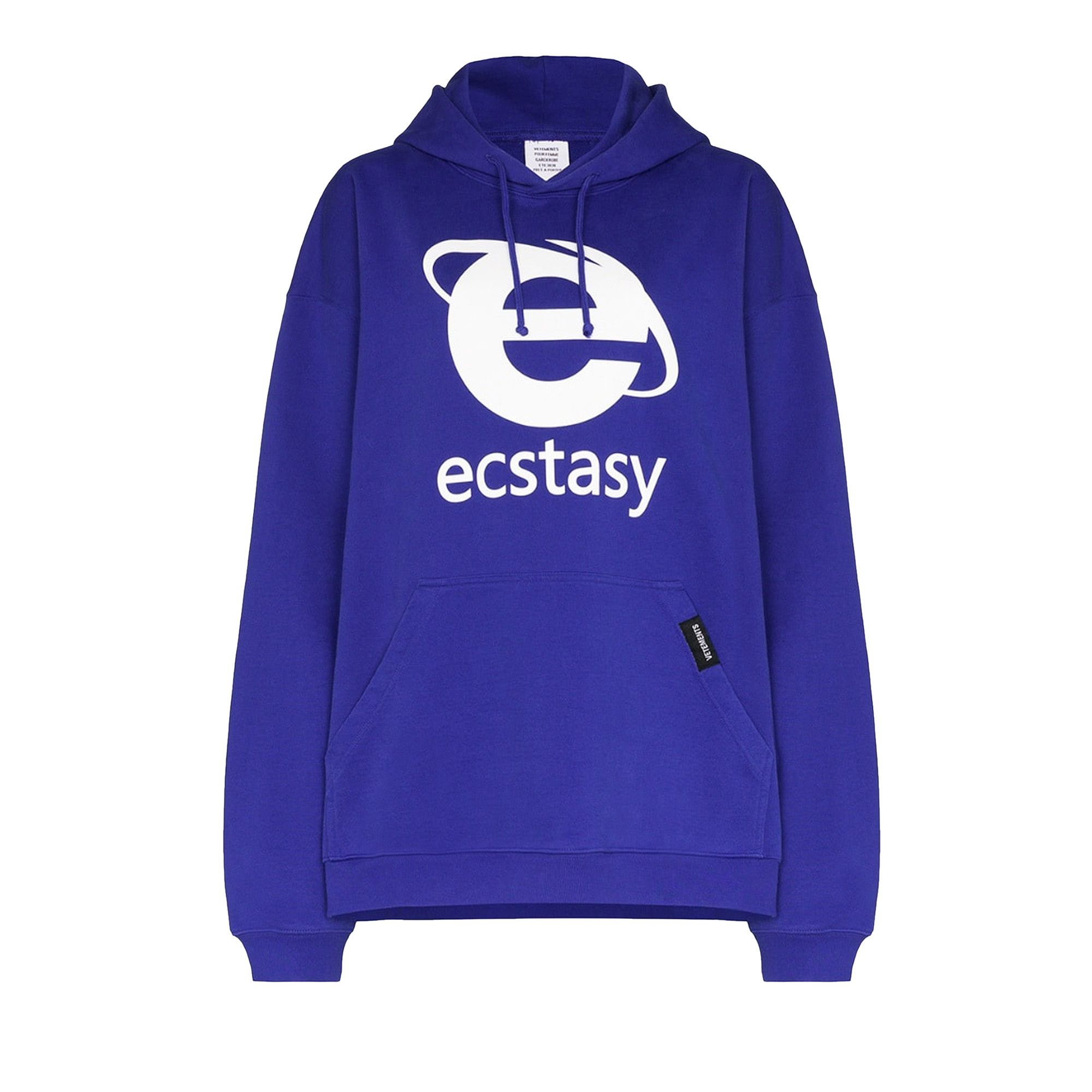 Buy Vetements Ecstasy Oversized Hoodie 'Blue' - SS20TR368 1624