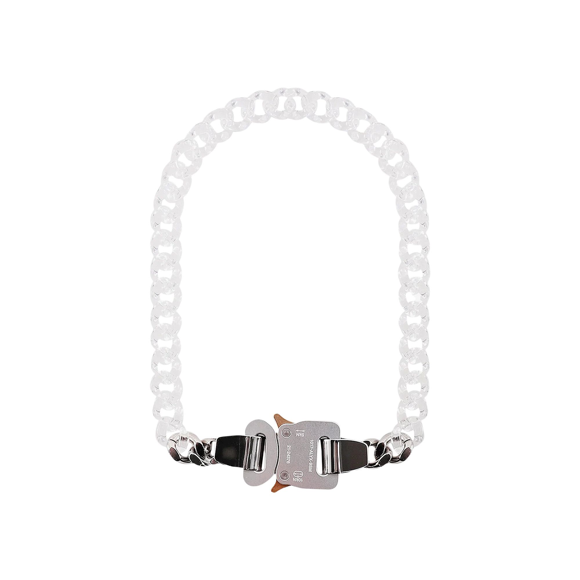 Buy 1017 ALYX 9SM Nylon And Metal Chain Necklace 'Transparent