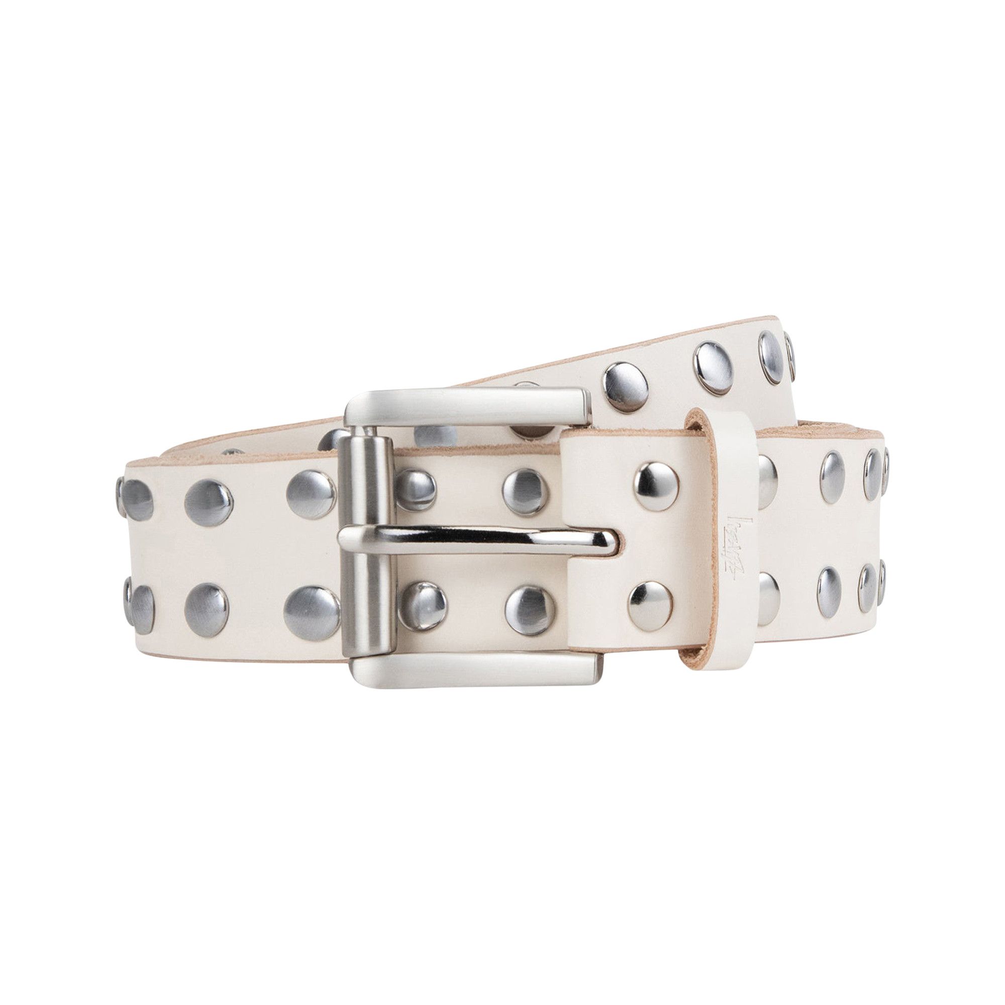 Buy Stussy 8 Ball Studded Belt 'Bone' - 135184 BONE | GOAT