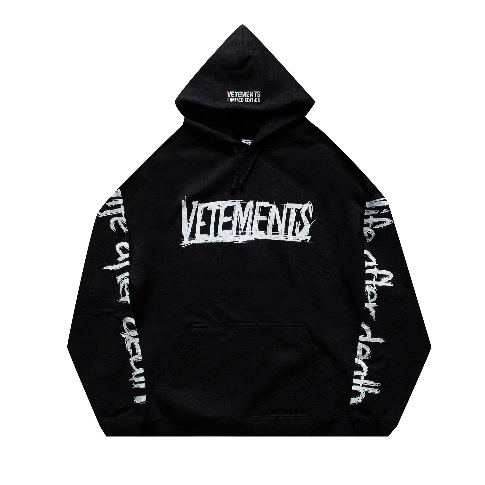 Buy Vetements World Tour Logo Hoodie 'Black/White' - UA52TR910R