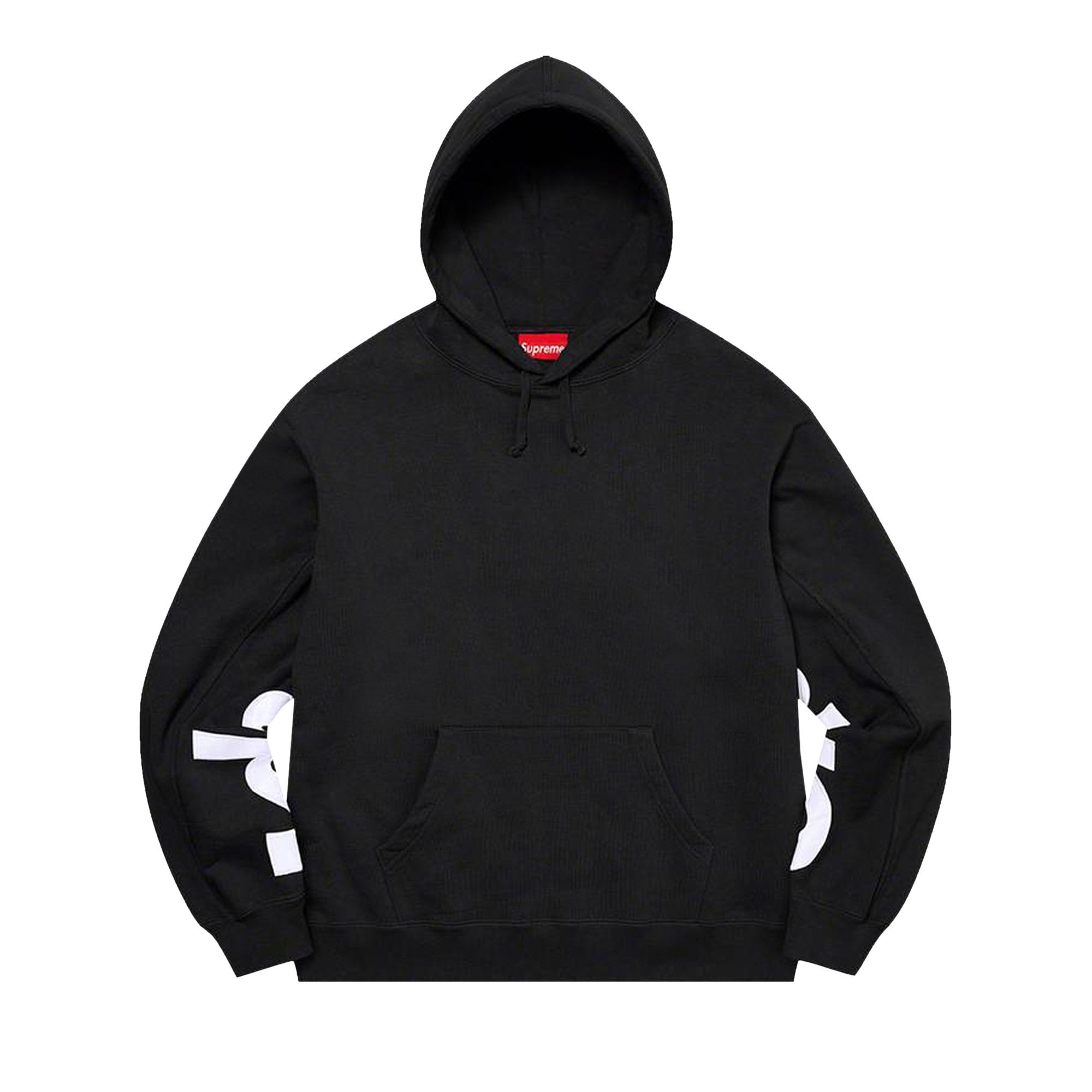 Buy Supreme Cropped Panels Hooded Sweatshirt 'Black' - SS22SW27