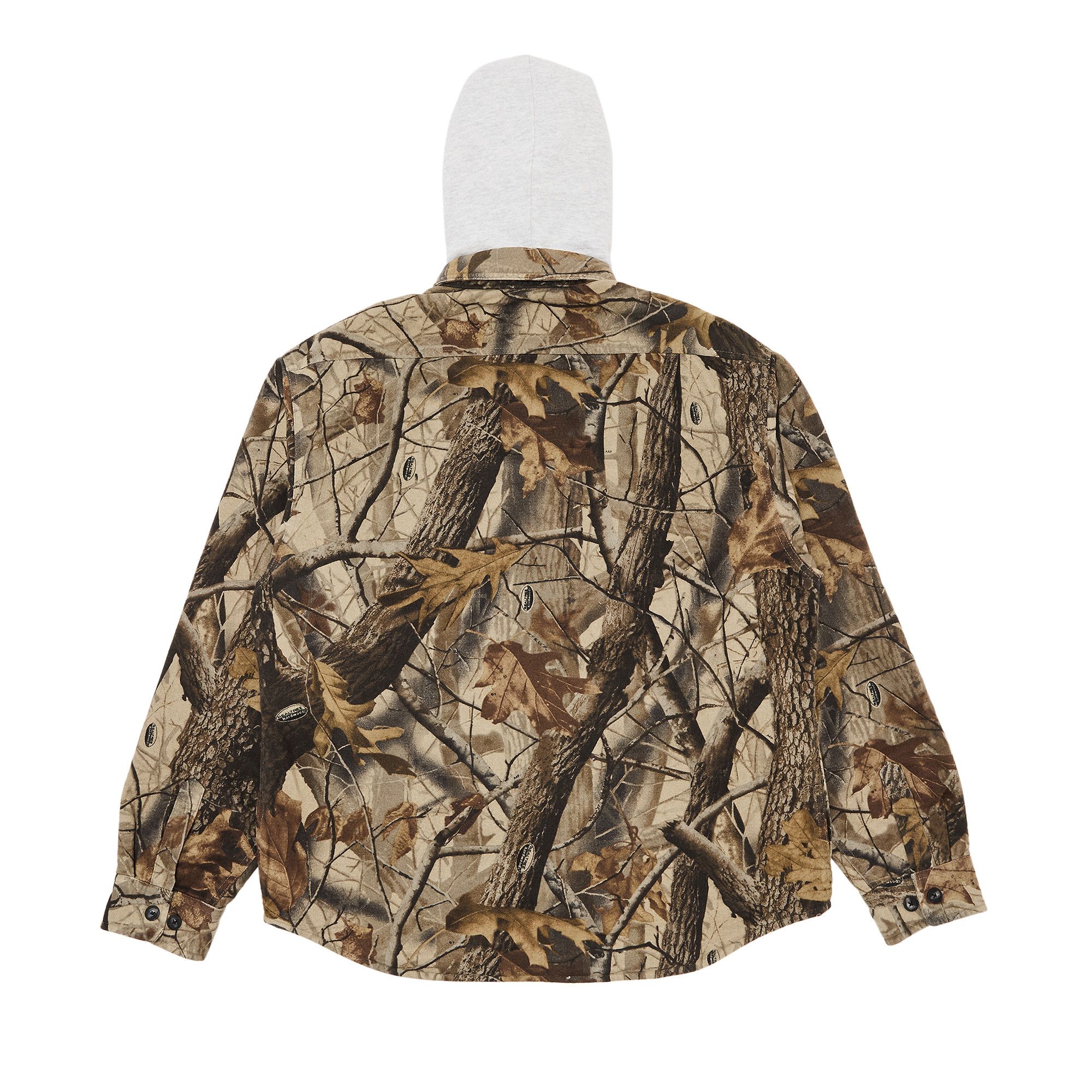 Buy Supreme Quilted Lined Hooded Flannel Shirt 'Realtree Hardwoods